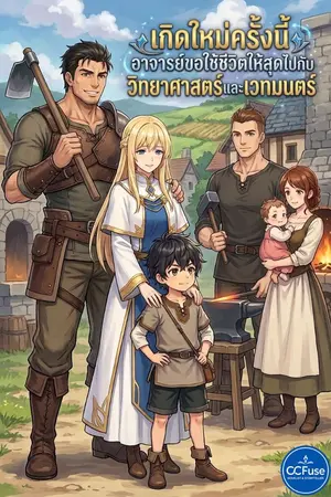 ปกนิยาย เกิดใหม่ครั้งนี้ อาจารย์ขอใช้ชีวิตให้สุดไปกับวิทยาศาสตร์และเวทมนตร์