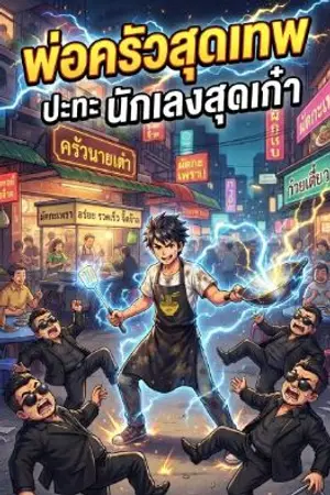 ปกนิยาย พ่อครัวสุดเทพ ปะทะ นักเลงสุดเก๋า