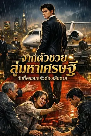 ปกนิยาย จากตัวซวยสู่มหาเศรษฐี วันที่ครอบครัวต้องเสียดาย