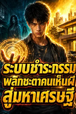 ปกนิยาย ระบบชำระกรรม พลิกชะตาคนเห็นผีสู่มหาเศรษฐี