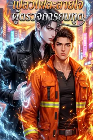 ปกนิยาย เปลวไฟละลายใจผู้ตรวจการยมฑูต