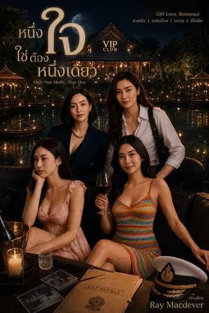ปกนิยาย หนึ่งใจใช่ต้องหนี่งเดียว