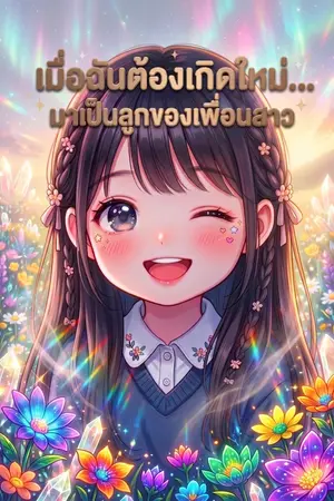 ปกนิยาย เมื่อฉันต้องเกิดใหม่…มาเป็นลูกของเพื่อนสาว