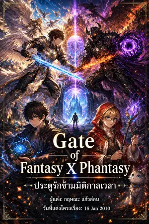 ปกนิยาย Gate of Fantasy X Phantasy ประตูรักข้ามมิติกาลเวลา