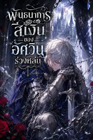 ปกนิยาย พันธนาการสีเงินของอัศวินร่วงหล่น