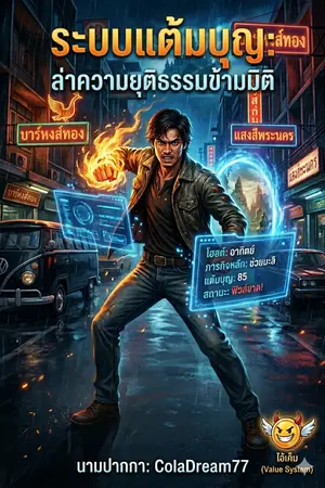 ปกนิยาย ระบบแต้มบุญ: ล่าความยุติธรรมข้ามมิติ