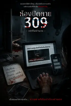 ปกนิยาย เงาในห้องปิดตาย