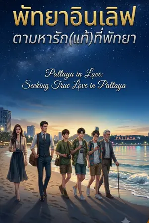 ปกนิยาย พัทยาอินเลิฟ...ตามหารัก(แท้)ที่พัทยา Pattaya in Love: Seeking True Love in Pattaya