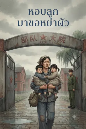 ปกนิยาย หอบลูกมา ขอหย่าผัวผู้พัน