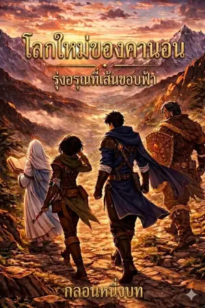 ปกนิยาย โลกใหม่ของคานอน : รุ่งอรุณที่เส้นขอบฟ้า