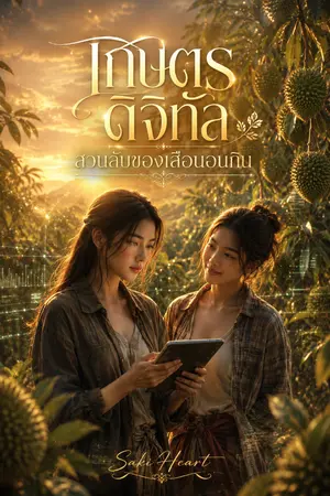 ปกนิยาย เกษตรดิจิทัล สวนลับของเสือนอนกิน