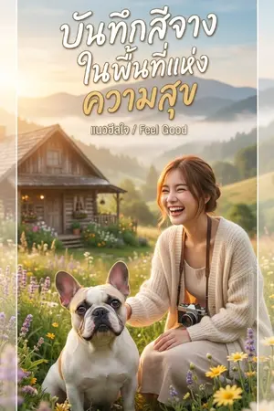 ปกนิยาย บันทึกสีจางในพื้นที่แห่งความสุข
