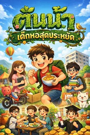 ปกนิยาย เด็กหอสุดประหยัดกับยุคน้ำมันลิตรละ 40 บาท