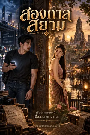 ปกนิยาย สองกาลสยาม (ภาคปฐมบท : พบกันผิดกาล)