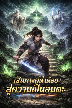 ปกนิยาย เส้นทางผู้ต่ำต่อยสู้ความเป็นอมตะ