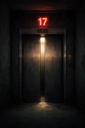 ปกนิยาย ลิฟต์ชั้น17