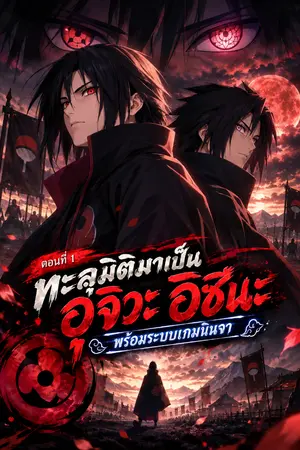 ปกนิยาย ทะลุมิติมาเป็นอุจิวะ อิซึนะ พร้อมระบบเกมนินจา