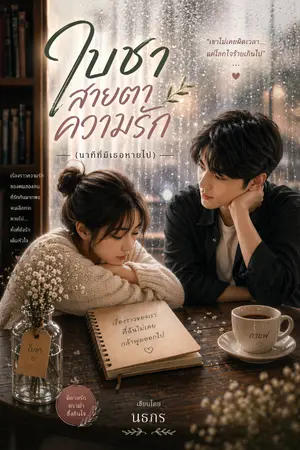 ปกนิยาย ใบชา สายตา ความรัก