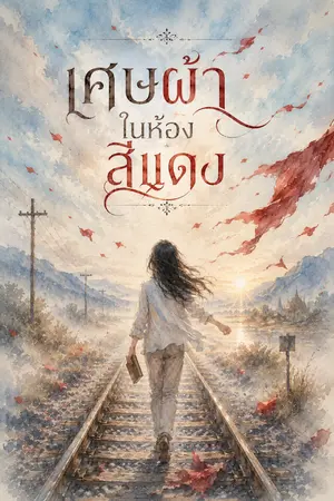 ปกนิยาย เศษผ้าในห้องสีแดง