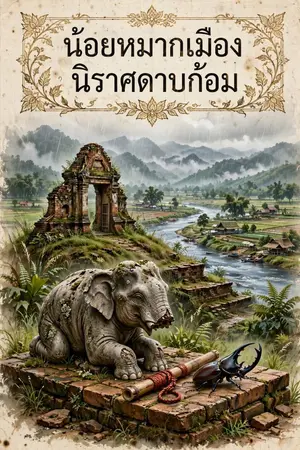 ปกนิยาย น้อยหมากเมือง นิราศดาบก้อม