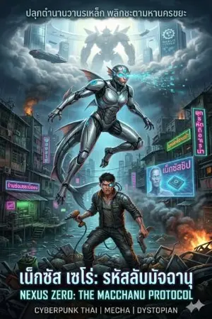 ปกนิยาย เน็กซัส เซโร่ รหัสลับมัจฉานุ