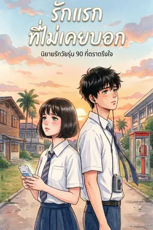 ปกนิยาย รักแรกที่ไม่เคยบอก