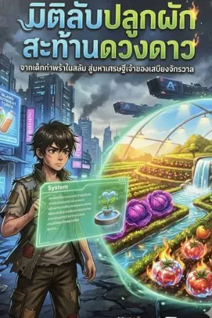 ปกนิยาย เกิดใหม่ทั้งที มีระบบมิติมหัศจรรย์คอยช่วยฟาร์ม