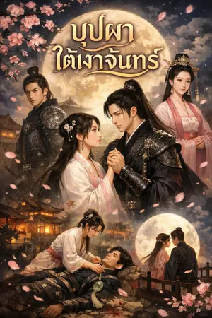 ปกนิยาย บุปผาใต้เงาจันทร์