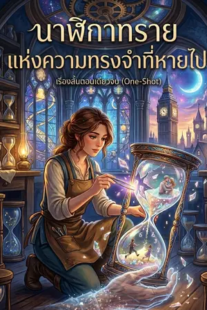 ปกนิยาย นาฬิกาทรายแห่งความทรงจำที่หายไป
