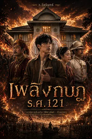 ปกนิยาย เพลิงกบฏ ร.ศ.121