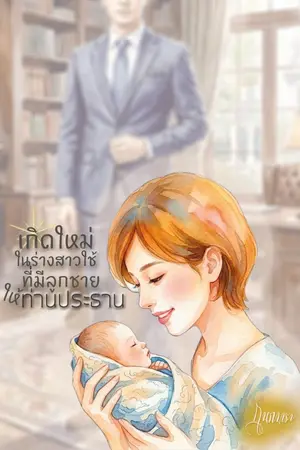ปกนิยาย เกิดใหม่ในร่างสาวใช้ที่มีลูกชายให้ท่านประธาน