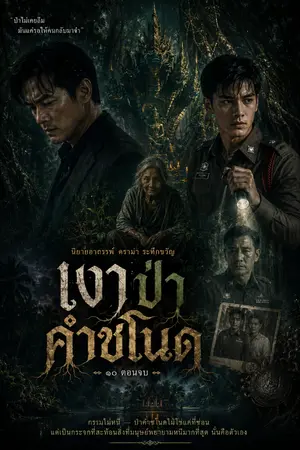 ปกนิยาย เงาป่าคำชโนด