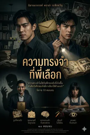ปกนิยาย ความทรงจำที่พี่เลือก