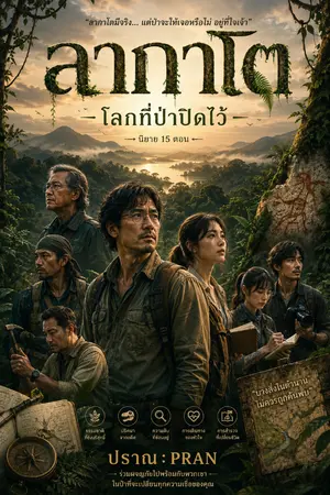ปกนิยาย ลากาโต โลกที่ป่าปิดไว้