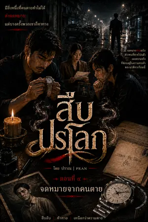 ปกนิยาย สืบปรโลก ตอนที่ 4 จดหมายจากคนตาย