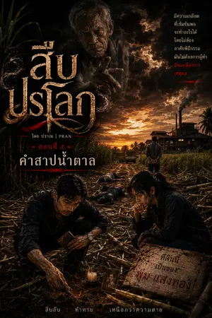 ปกนิยาย สืบปรโลก ตอนที่ 5 คำสาปน้ำตาล