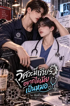ปกนิยาย วิศวะมีเกียร์ อยากได้เมียเป็นหมอ