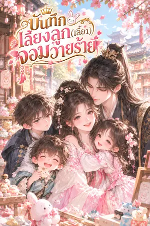 ปกนิยาย บันทึกเลี้ยงลูก(เลี้ยง)จอมวายร้าย