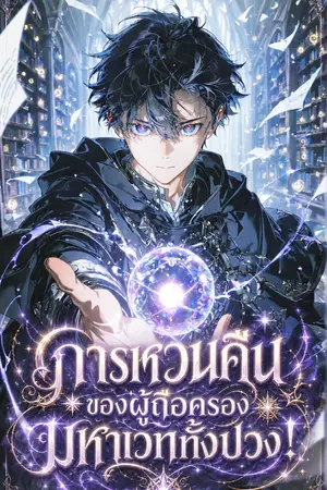 ปกนิยาย การหวนคืนของผู้ถือครองมหาเวททั้งปวง!