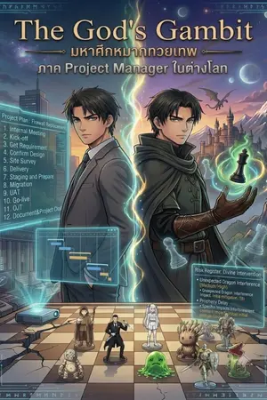 ปกนิยาย The God's Gambit มหาศึกหมากทวยเทพ [ภาค Project Manager ในต่างโลก]