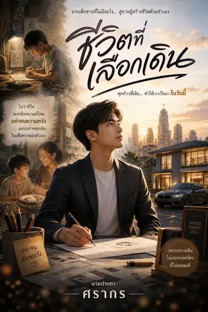 ปกนิยาย "ชีวิตที่เลือกเดิน"