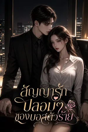 ปกนิยาย สัญญารักปลอมๆของบอสตัวร้าย