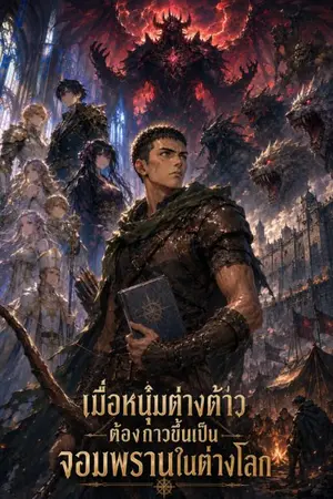ปกนิยาย เมื่อหนุ่มต่างด้าวต้องก้าวขึ้นเป็นจอมพรานในต่างโลก