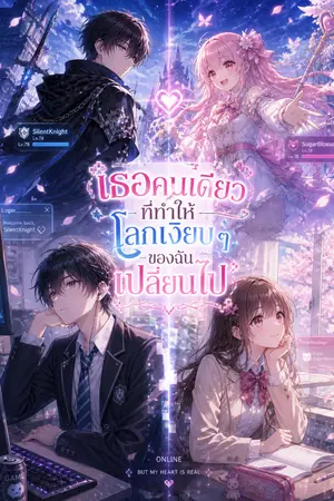 ปกนิยาย เธอคนเดียวที่ทำให้โลกเงียบๆของฉันเปลี่ยนไป