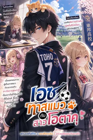 ปกนิยาย เอซทาสแมวกับสาวโอตาคุ