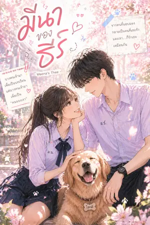 ปกนิยาย มีนา ของ ธรี์