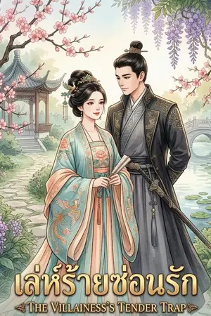 ปกนิยาย ชื่อเรื่อง: เล่ห์ร้ายซ่อนรัก (The Villainess’s Tender Trap)