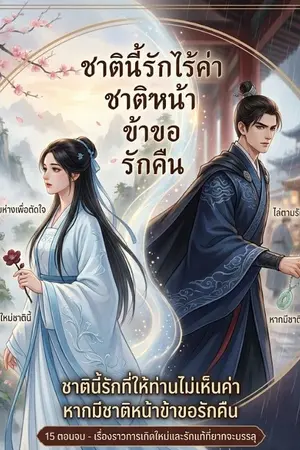ปกนิยาย เรื่อง "ชาตินี้รักไร้ค่า ชาติหน้าข้าขอรักคืน"