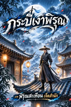 ปกนิยาย กระบี่เงาพิรุณ