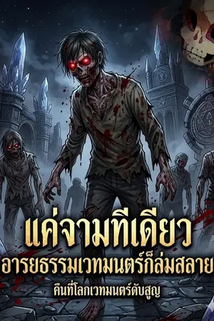 ปกนิยาย แค่จามทีเดียว อารยธรรมเวทมนตร์ก็ล่มสลาย